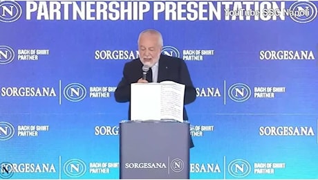 De Laurentiis: Voglio comprare il Maradona