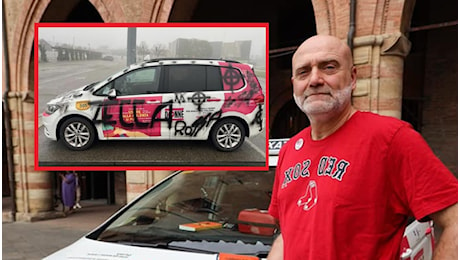 Vandalizzato il taxi di Red Sox con simboli neofascisti e insulti: la reazione di Roberto Mantovani