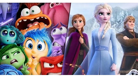Inside Out 2 supera Frozen 2 e diventa il più grande incasso per un film animato di sempre
