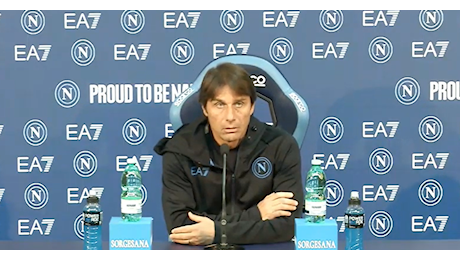 Conte in conferenza: “Politano e Kvara out? Ho la soluzione!”