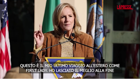 VIDEO Jill Biden a Sigonella: Ho lasciato il miglior viaggio alla fine