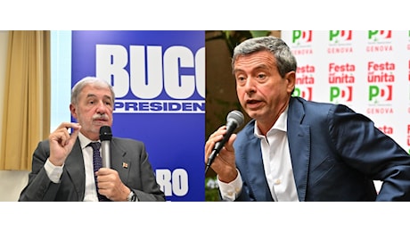 Liguria, sondaggio Ipsos: Bucci in testa. Il sindaco di Genova al 49%, Orlando fermo al 46%