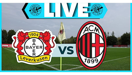 Youth League – Bayer Leverkusen-Milan: la diretta della partita | LIVE NEWS