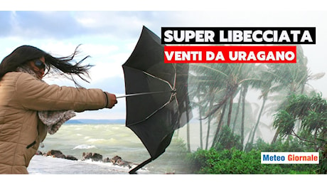 Meteo: venti da uragano nella notte di Venerdì, le regioni a rischio