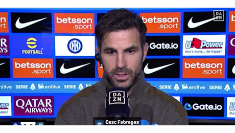 Fabregas: “Abbiamo fatto una gara incredibile. Mercato? Preferisco non parlarne…