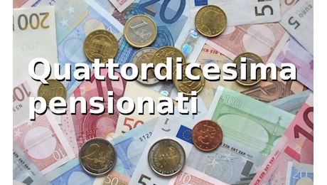 INPS: quattordicesima pensione 2024 per 200mila pensionati a dicembre