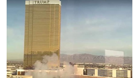 Usa, esplode Tesla davanti a Trump Hotel a Las Vegas: un morto