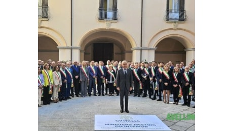 G7, i sindaci irpini presentano al Ministro Piantedosi le istanze del territorio