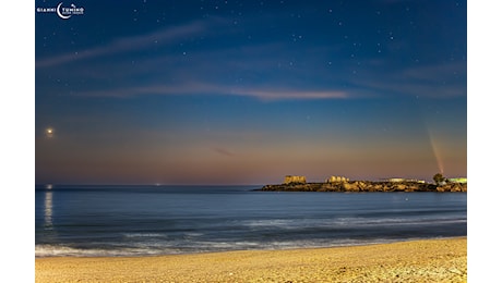 La cometa Tsuchinshan-ATLAS e Venere regalano spettacolo nel cielo della Sicilia