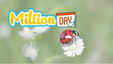 Million Day, l’estrazione delle 13:00 di venerdì 19 luglio