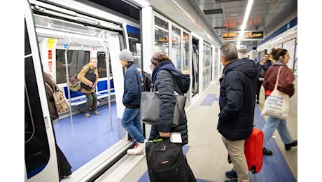 Milano, 170mila passeggeri nel primo weekend di apertura per l'intera linea M4