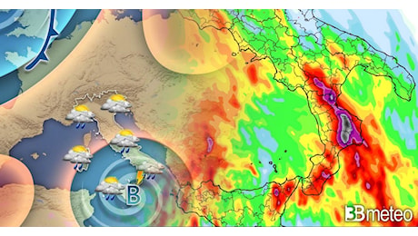 Meteo: weekend ciclonico con maltempo e nubifragi su diverse regioni, attenzione a Calabria e Sicilia