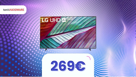 Non capita tutti i giorni! Oggi una TV LG di ultima generazione a 269€