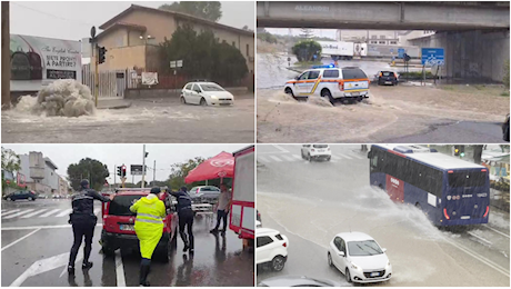 Una giornata da incubo a Sassari: ecco la situazione dopo il nubifragio