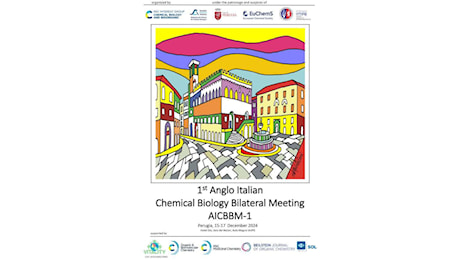 UniPg ospita il primo “Anglo-italian Chemical Biology bilateral meeting”