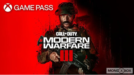 E' ufficiale: CoD Modern Warfare III arriva domani nel Game Pass