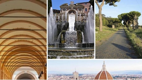 Dall'Appia Antica a Villa d'Este, la lista dei siti italiani Patrimonio Unesco