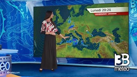 Previsioni meteo video di lunedì 11 novembre sull'Italia