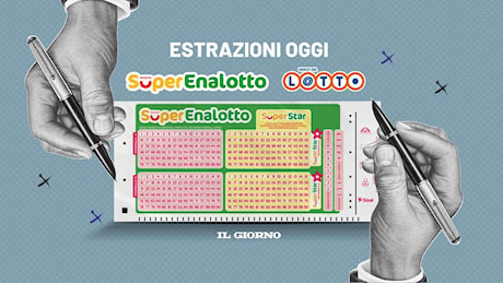 Estrazione Lotto, SuperEnalotto e 10eLotto di oggi sabato 21 dicembre 2024