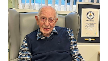 Morto a Southport l'uomo più vecchio del mondo: aveva 112 anni