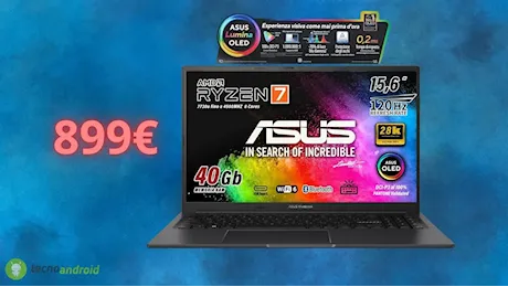 Asus Vivobook OLED: AMAZON lancia l’offerta IMPERDIBILE