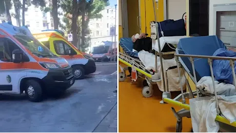 File, pazienti in barella e ambulanze bloccate: pronto soccorso al collasso a Cagliari