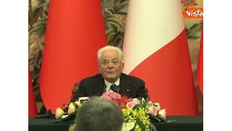 VIDEO: Mattarella a Pechino: No ad anacronistici e ritorno a blocchi contrapposti