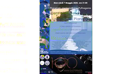 A Reggio Calabria si celebra la Giornata Internazionale dei Planetari