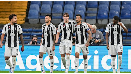 Genoa-Juventus 0-3, bianconeri da record: nessun gol subito nelle prime sei giornate, prima volta nell'era dei tre punti