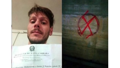 Con bomboletta spray cancella svastiche sui muri, per Dario condanna a 1.800 euro: “Voglio il processo”