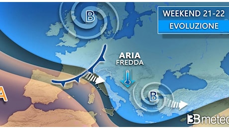 Maltempo, allerta vento forte nel Veneziano, nel basso Trevigiano e in Friuli. In arrivo pioggia e gelo: calano le temperature