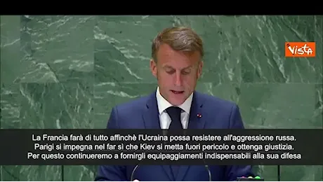 Macron: La Francia farà di tutto affinché Kiev possa resistere all'aggressione russa - SOTTOTITOLI