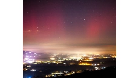 L'aurora boreale incanta la Romagna