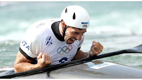 Giovanni De Gennaro, medaglia d'oro nella canoa: la prova perfetta contro il favorito Castryck