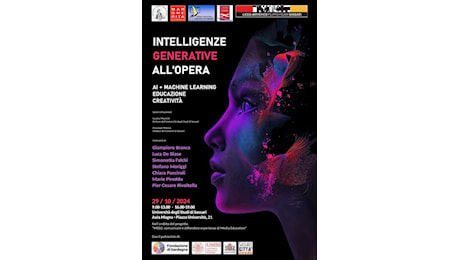 “Intelligenze Generative all’Opera”, martedì convegno a Sassari