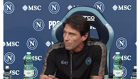 Udinese-Napoli, Conte: “Vediamo se la mentalità cresce dopo una caduta”