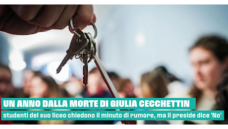 Un anno dalla morte di Giulia Cecchettin: studenti del suo liceo chiedono il minuto di rumore, ma il preside dice 'No'