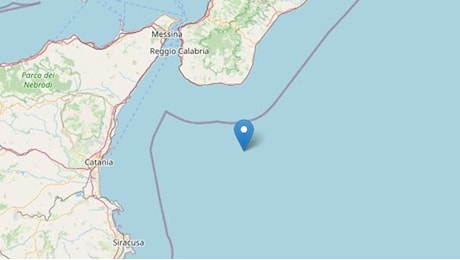 Catania, scossa di terremoto di magnitudo 4.8 nella notte