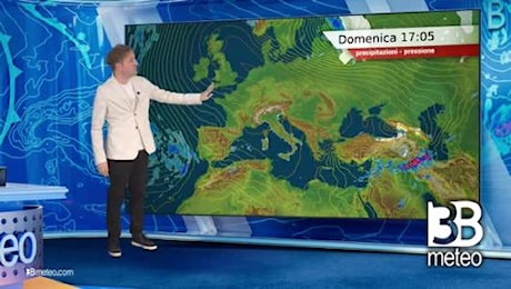 Previsioni meteo video di domenica 03 novembre sull'Italia