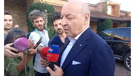 Marotta: Oggi non pensiamo alla Fiorentina, ma domenica ci aspetta una partita difficile. La Fiorentina è seconda meritatamente