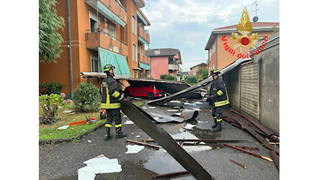 Cesano Maderno: Maltempo in Brianza, oltre quaranta interventi per i Vigili del Fuoco