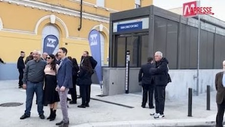 Milano, inaugurate le 13 nuove fermate della linea M4