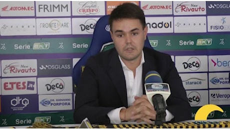 Juve Stabia - Lovisa: «Floriani Mussolini con noi fino a giugno. Obiettivo, la salvezza attraverso i giovani»