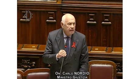 Il ministro Nordio risponde al question time alla Camera