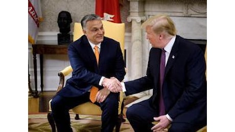 Orban vede Trump: Abbiamo discusso di pace, risolverà tutto