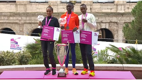 Classifiche Wizz Air Rome Half Marathon: trionfo keniano - migliori italiani D'Onofrio e Yaremchuk