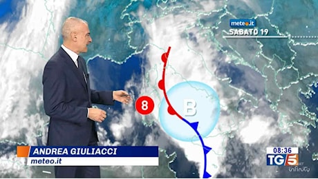 Meteo, vortice ciclonico sull'Italia: rischio nubifragi e criticità