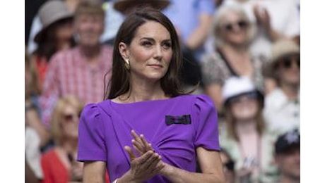 Kate, abito viola a Wimbledon “segno di speranza ma anche di potere”