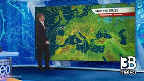 Previsioni meteo video di martedì 30 luglio sull'Italia