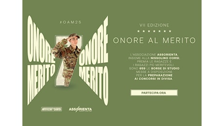 Torna “Onore al merito”: scopri come vincere una borsa di studio